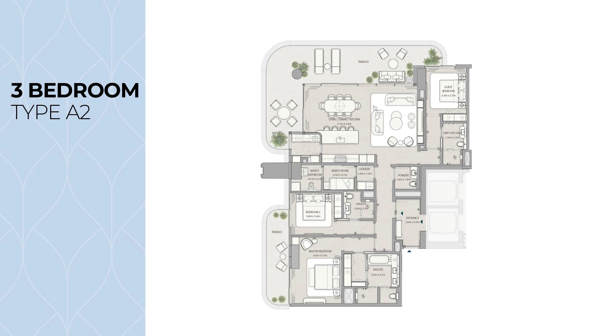 3 BR