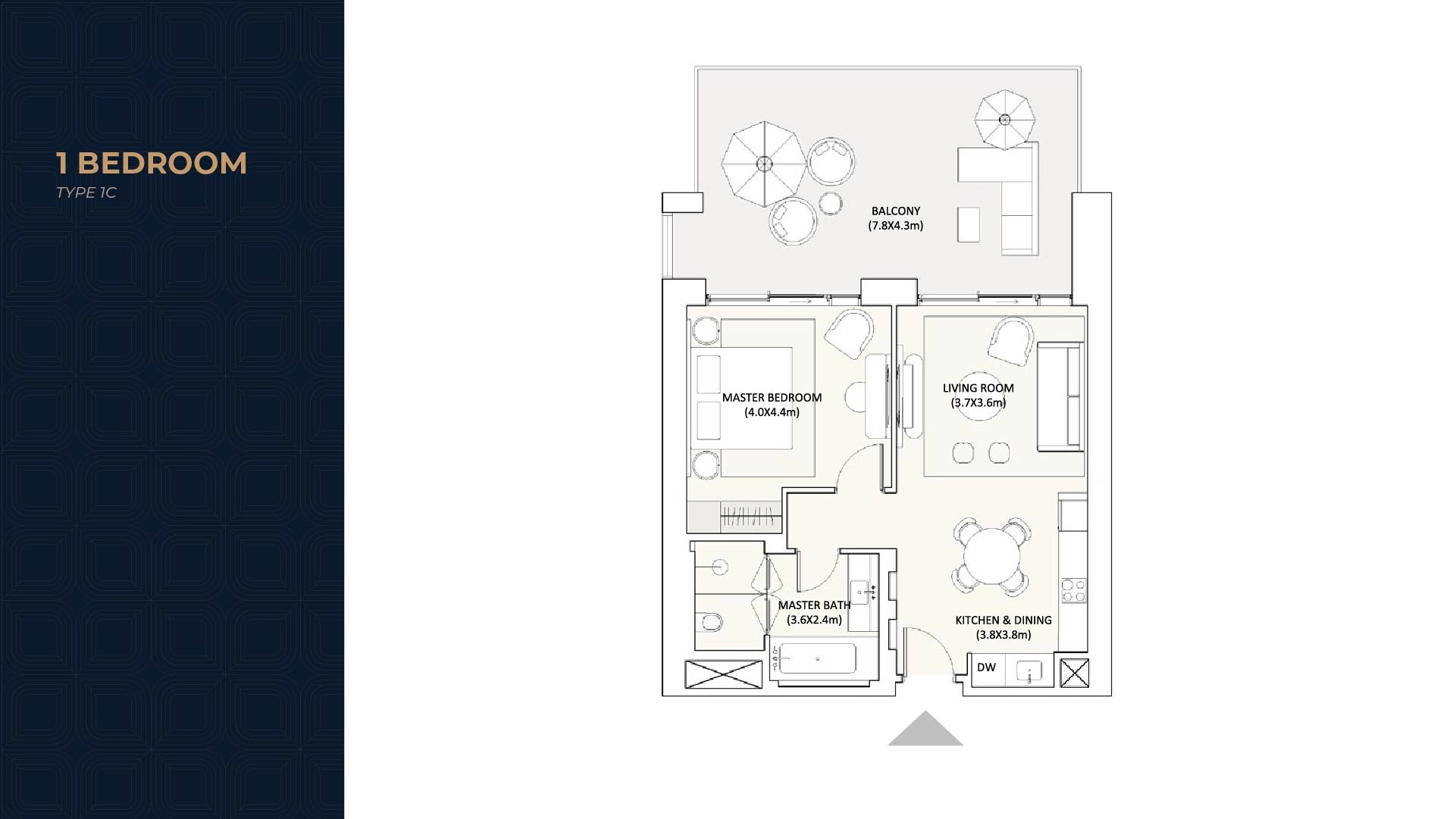 1 BR
