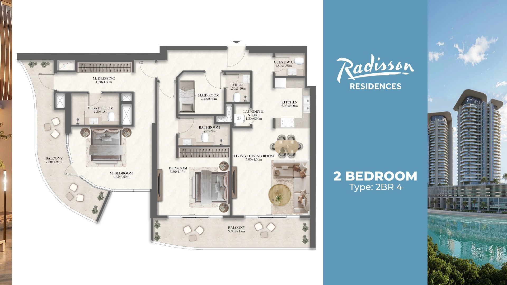 Radisson Properties Radisson Residences Reem | Waterfront Living | Oia Properties