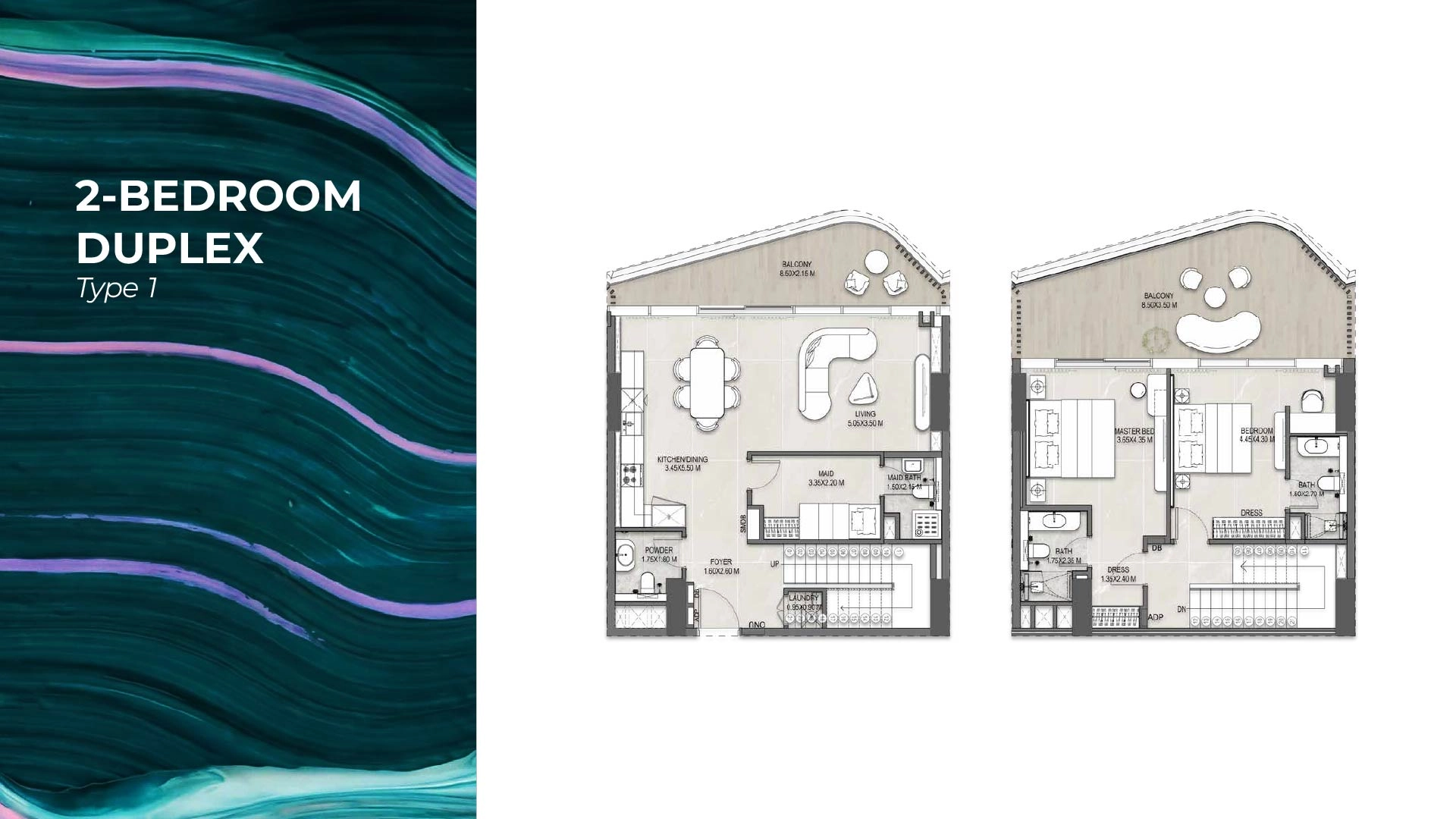 2 BR Duplexes