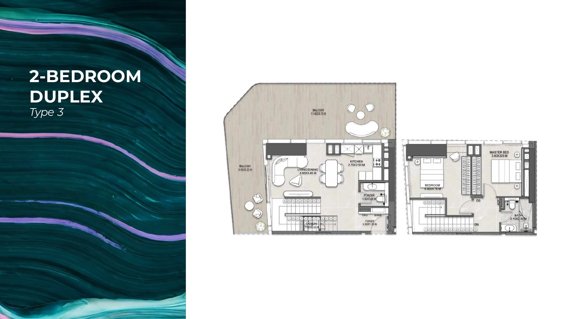 2 BR Duplexes