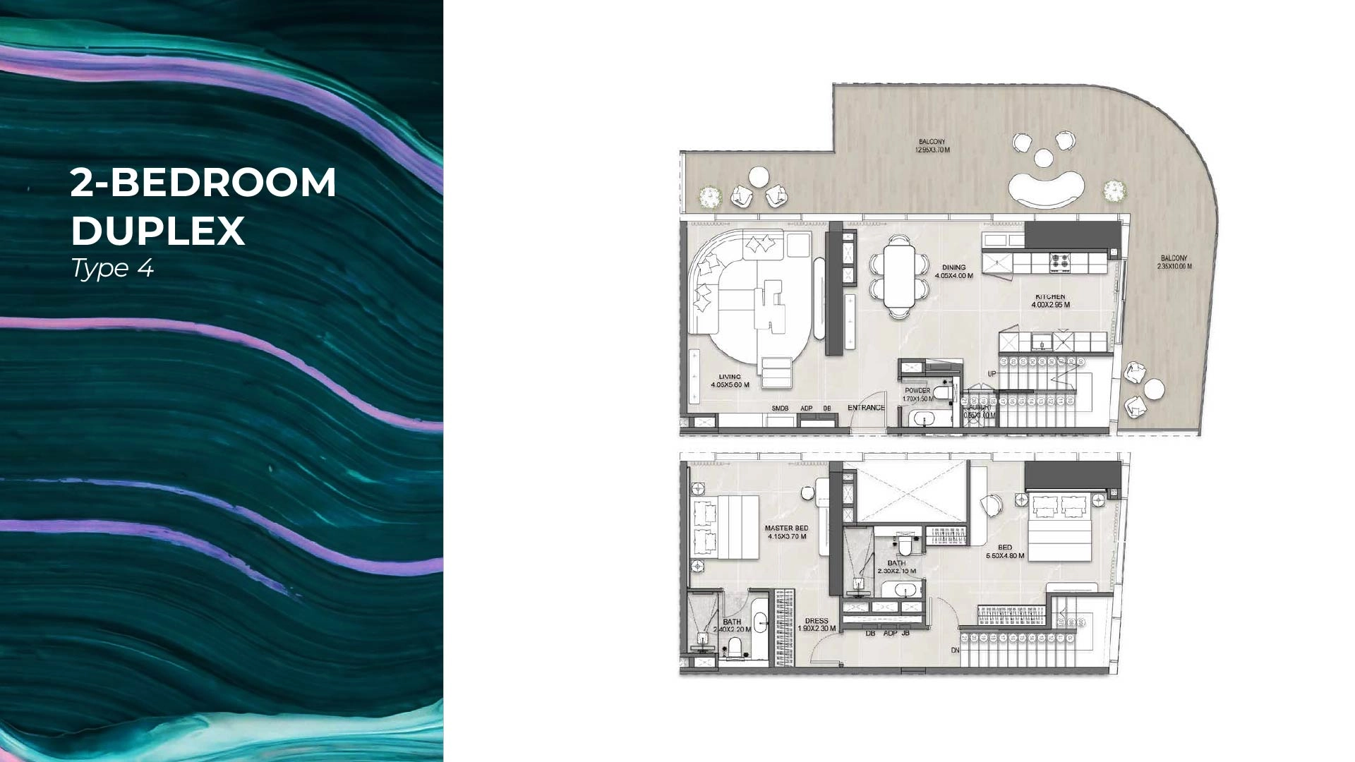 2 BR Duplexes
