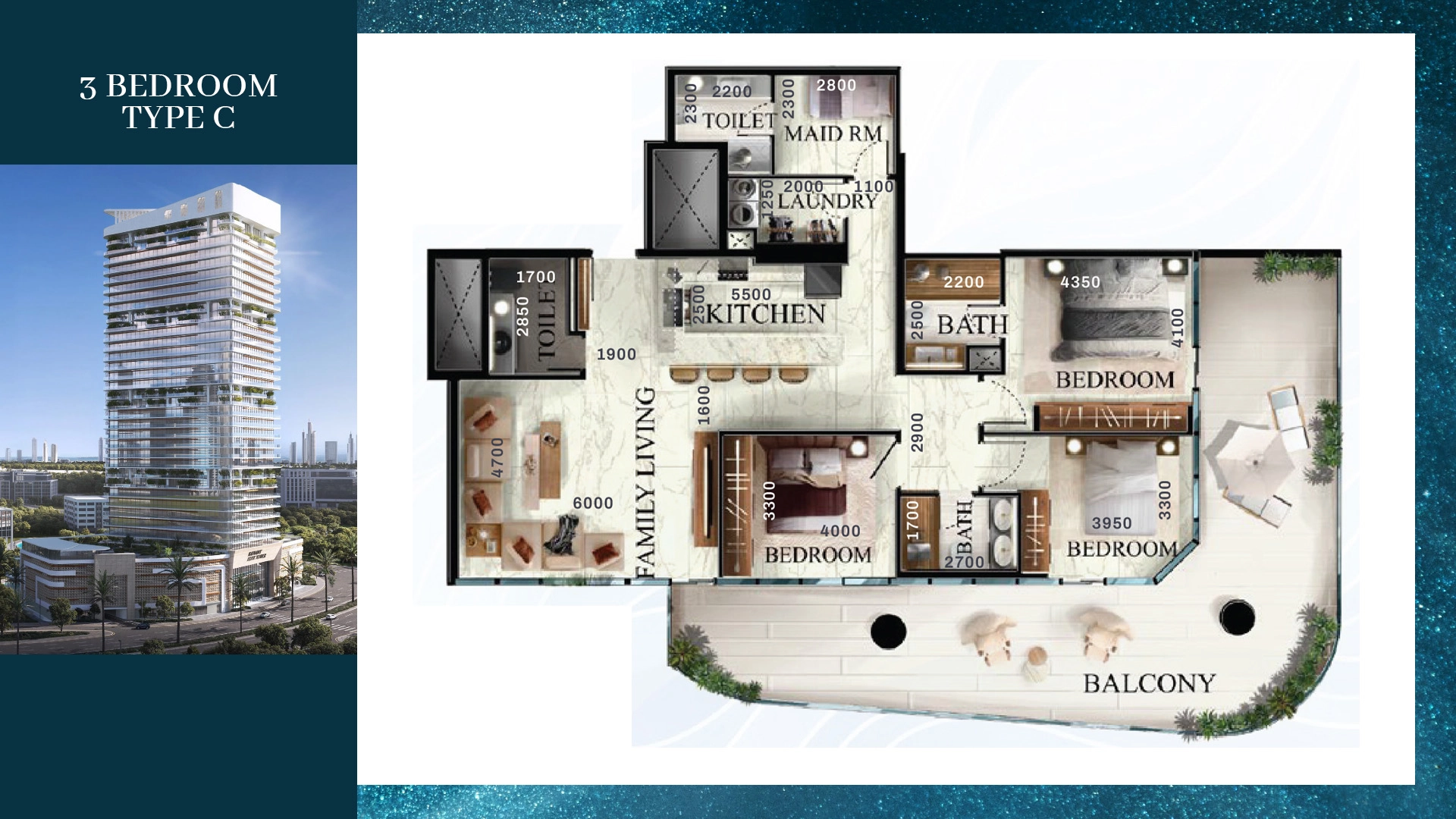 3 Bedroom Plan 3