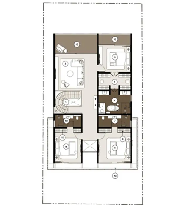 3 BR - Type A