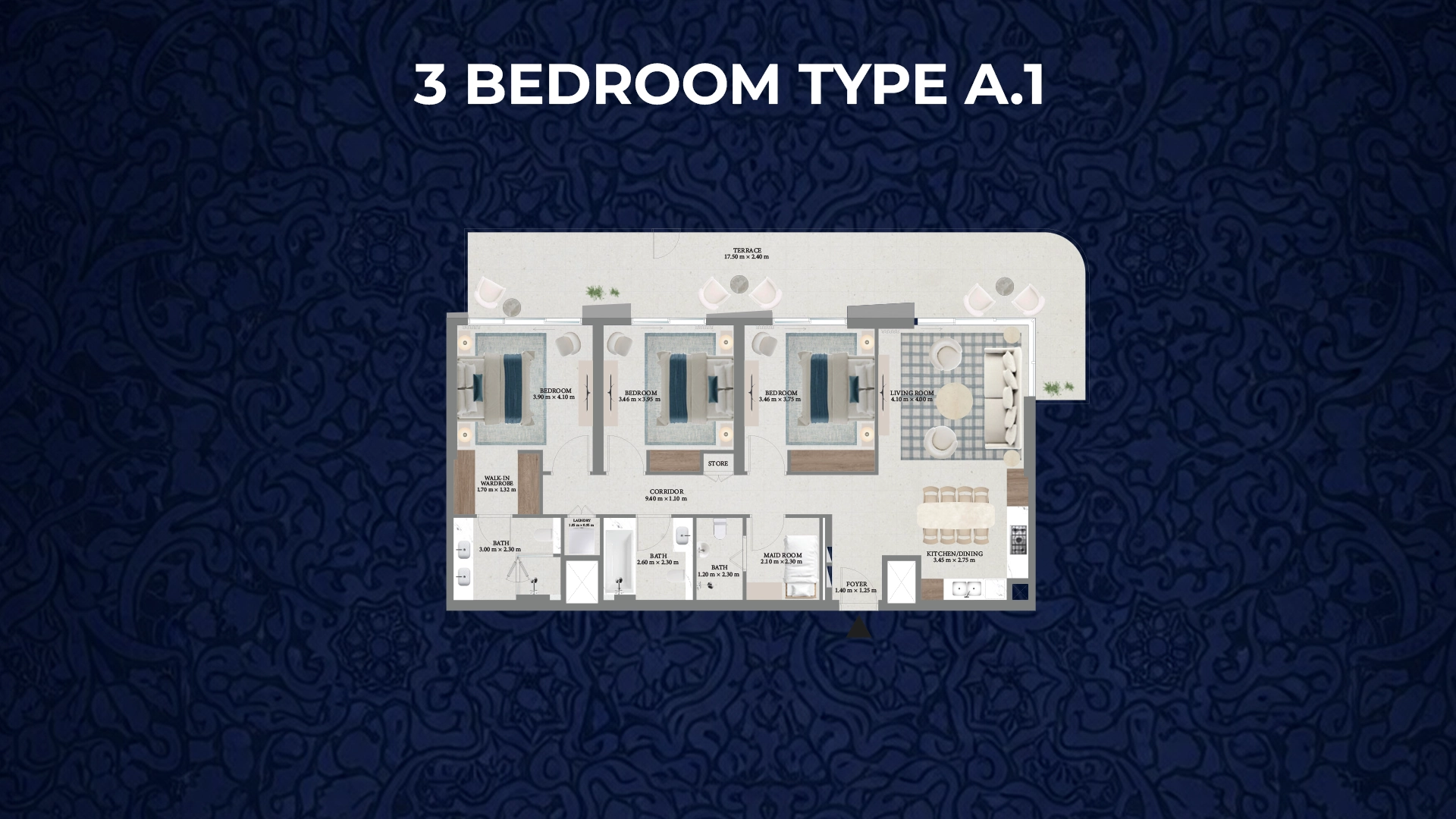 3 BR - Type A