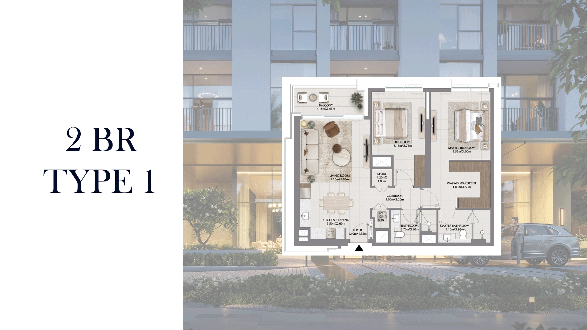 2 BR - Type A