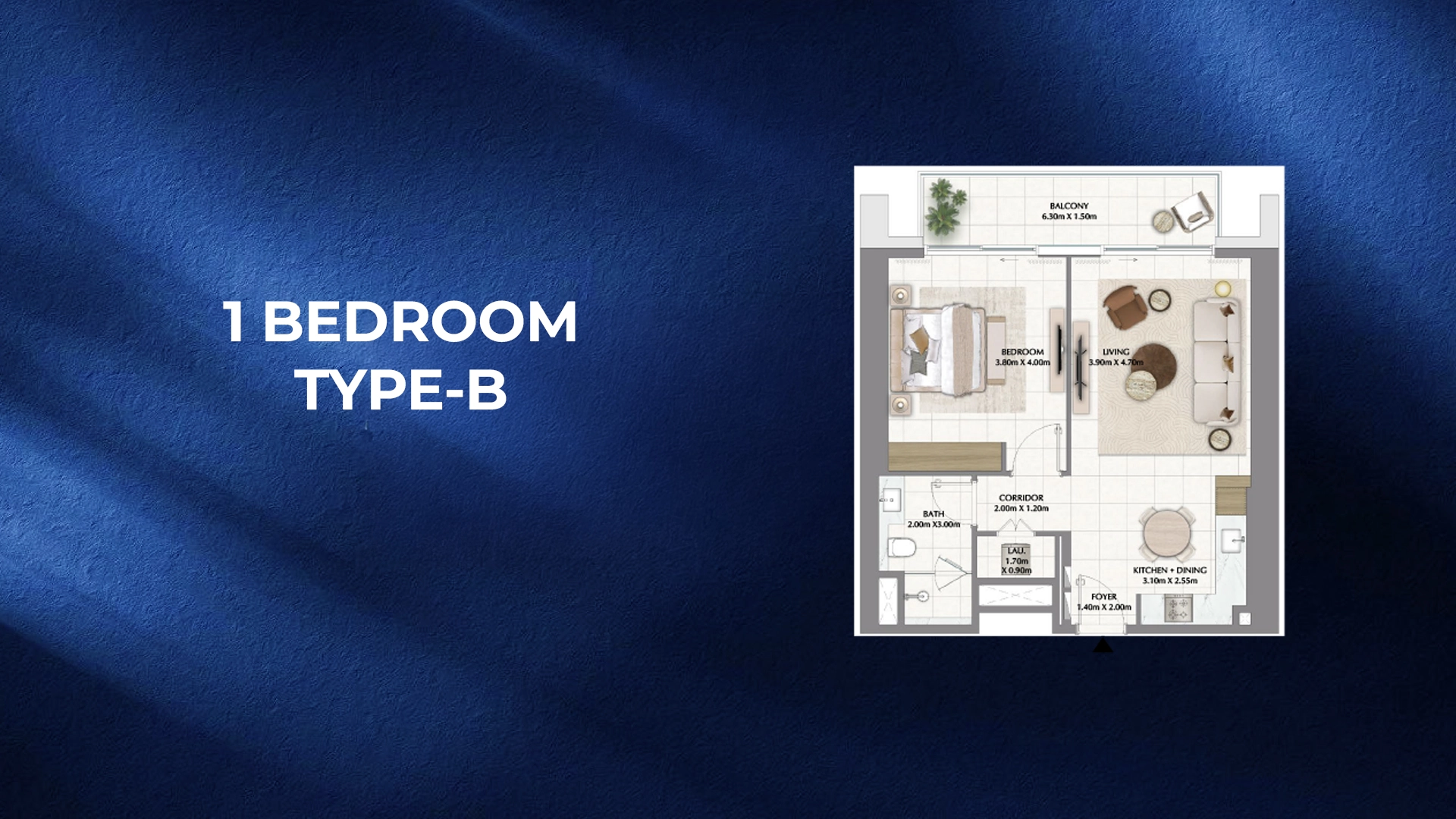 1 BR - Type A