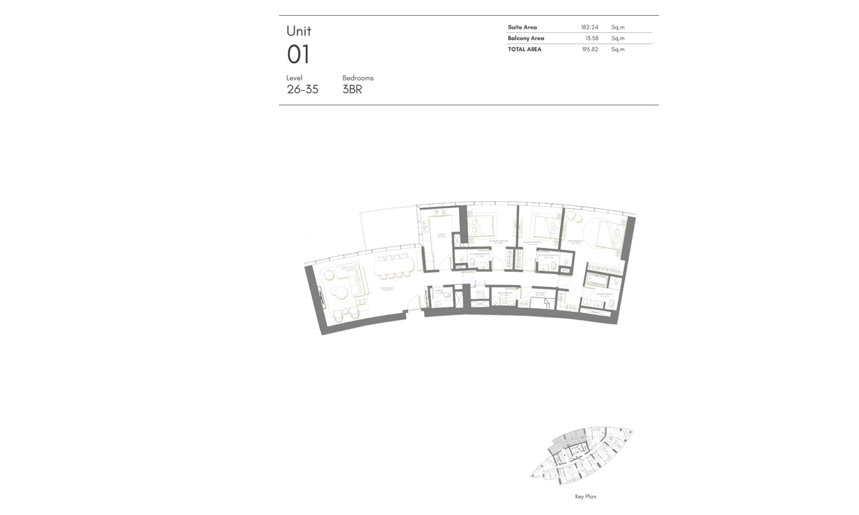 3 BR - Type A