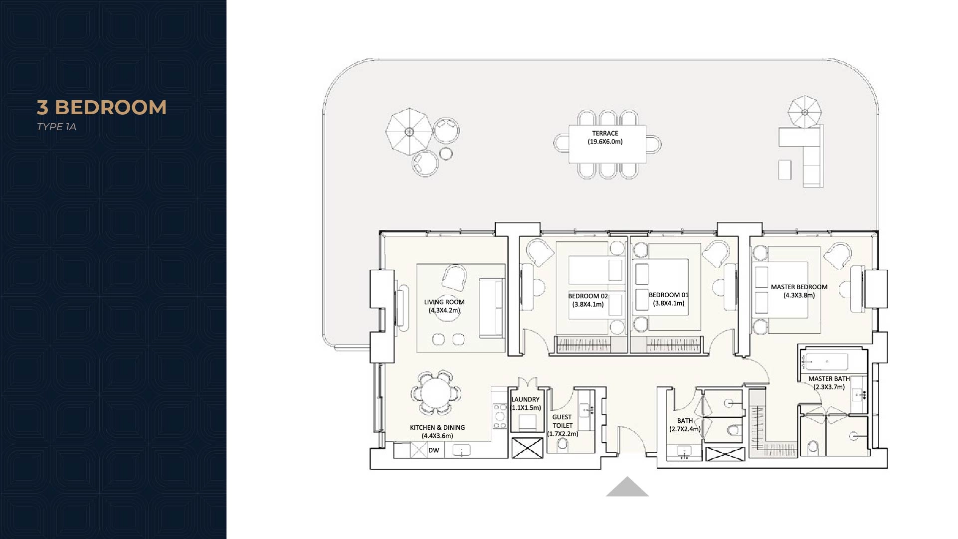 3 BR