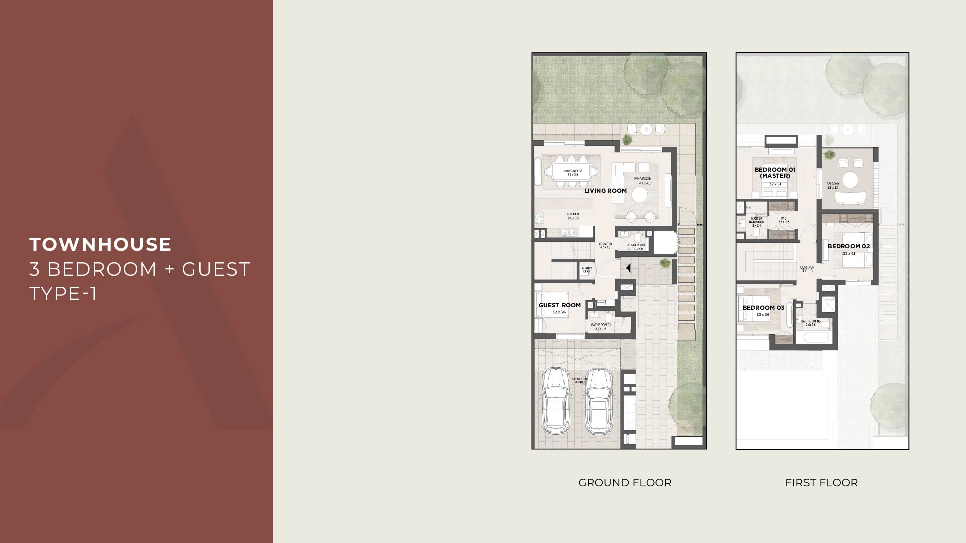 3 BR Townhouse