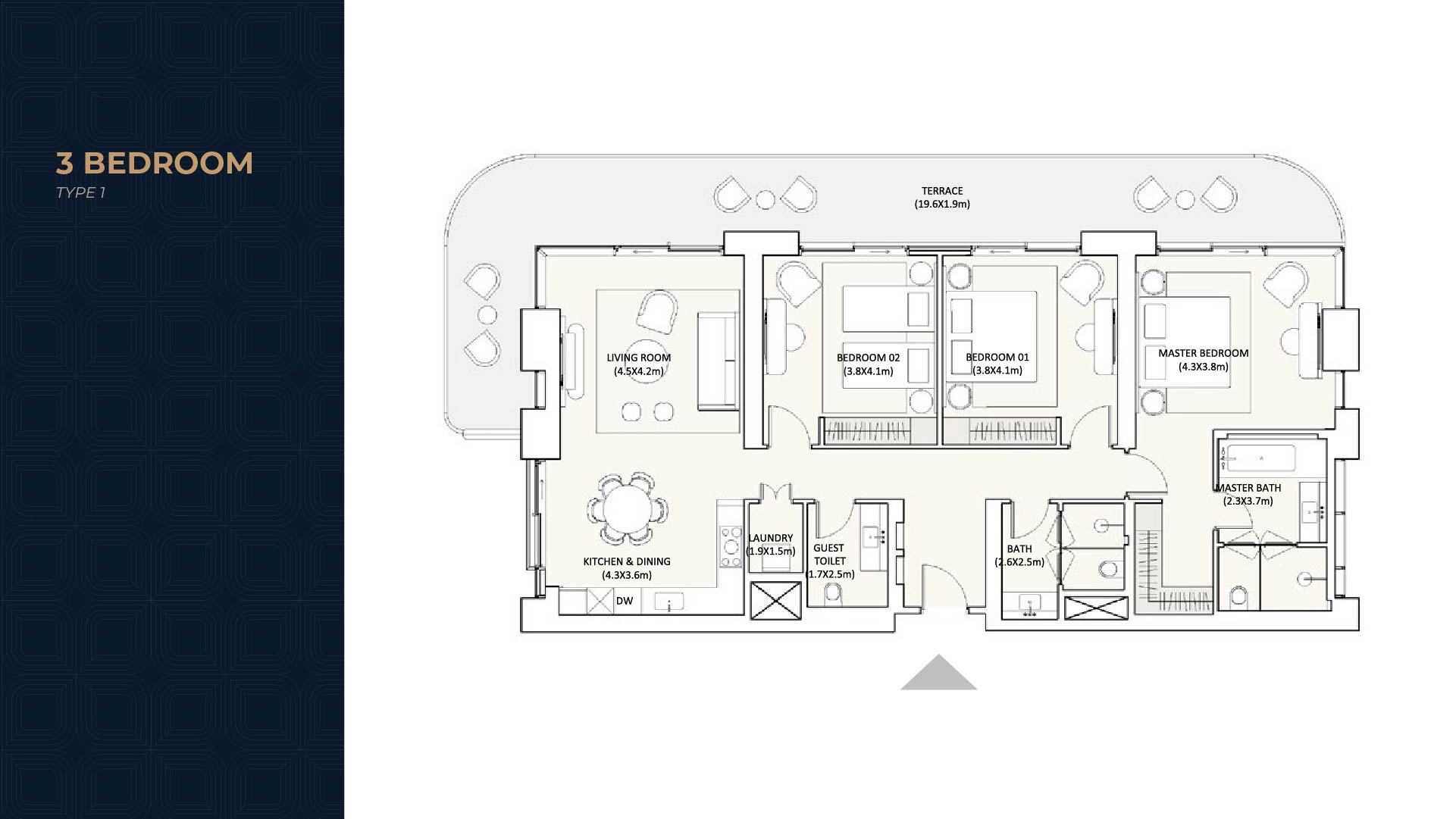 3 BR