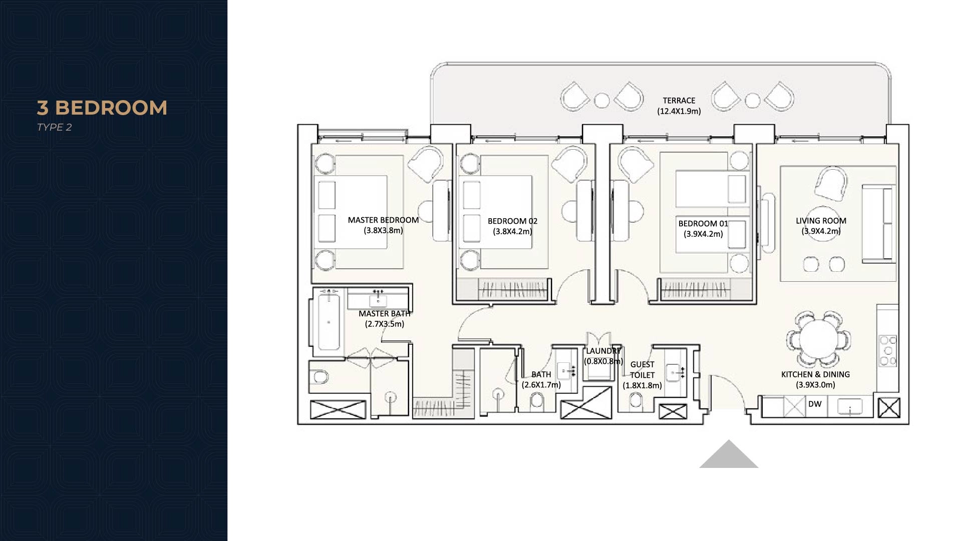 3 BR