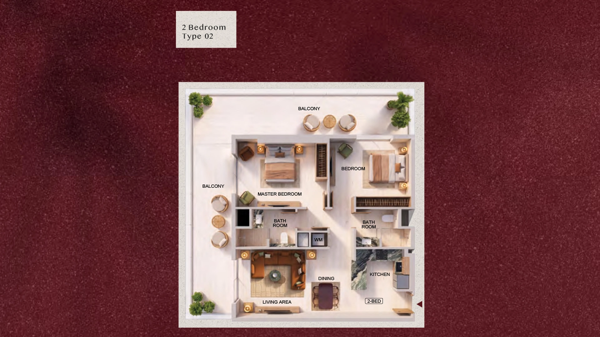 2 BR - Type A