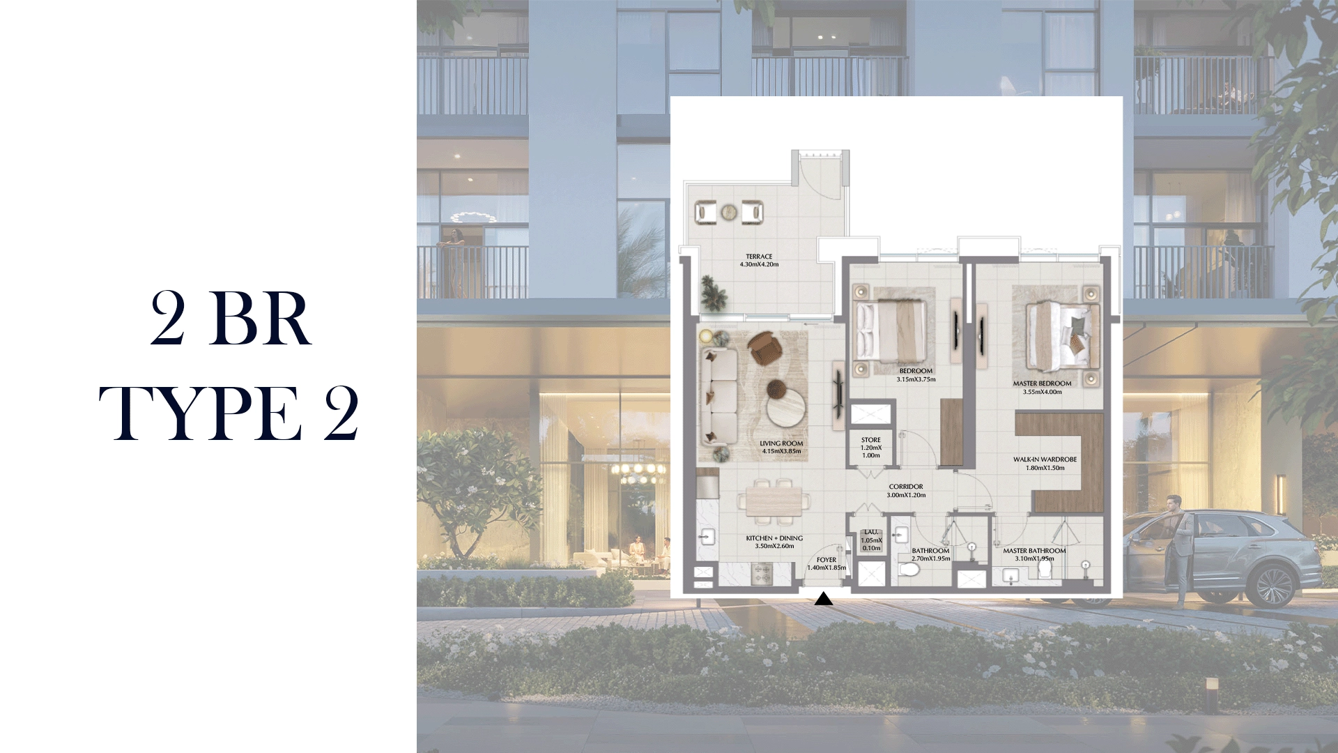 2 BR - Type A