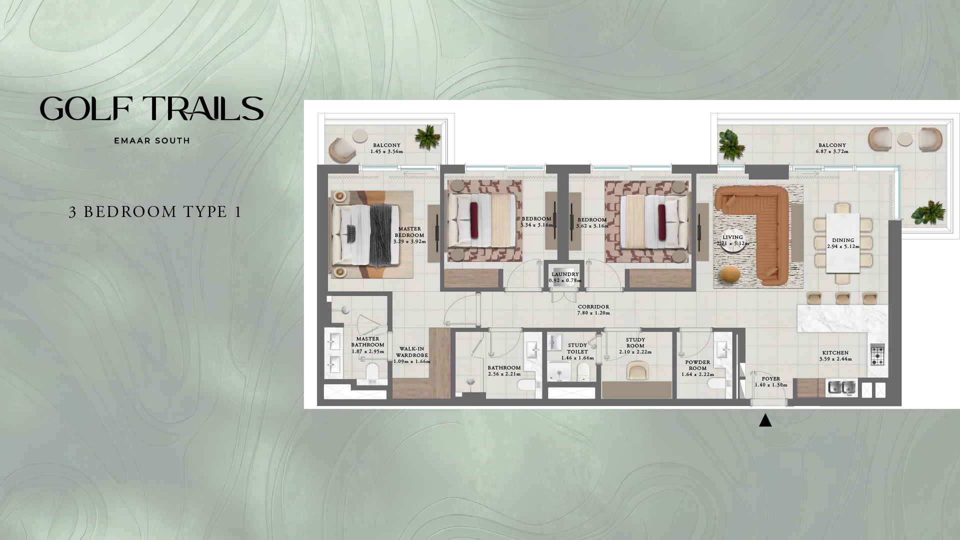3 BR - Type A