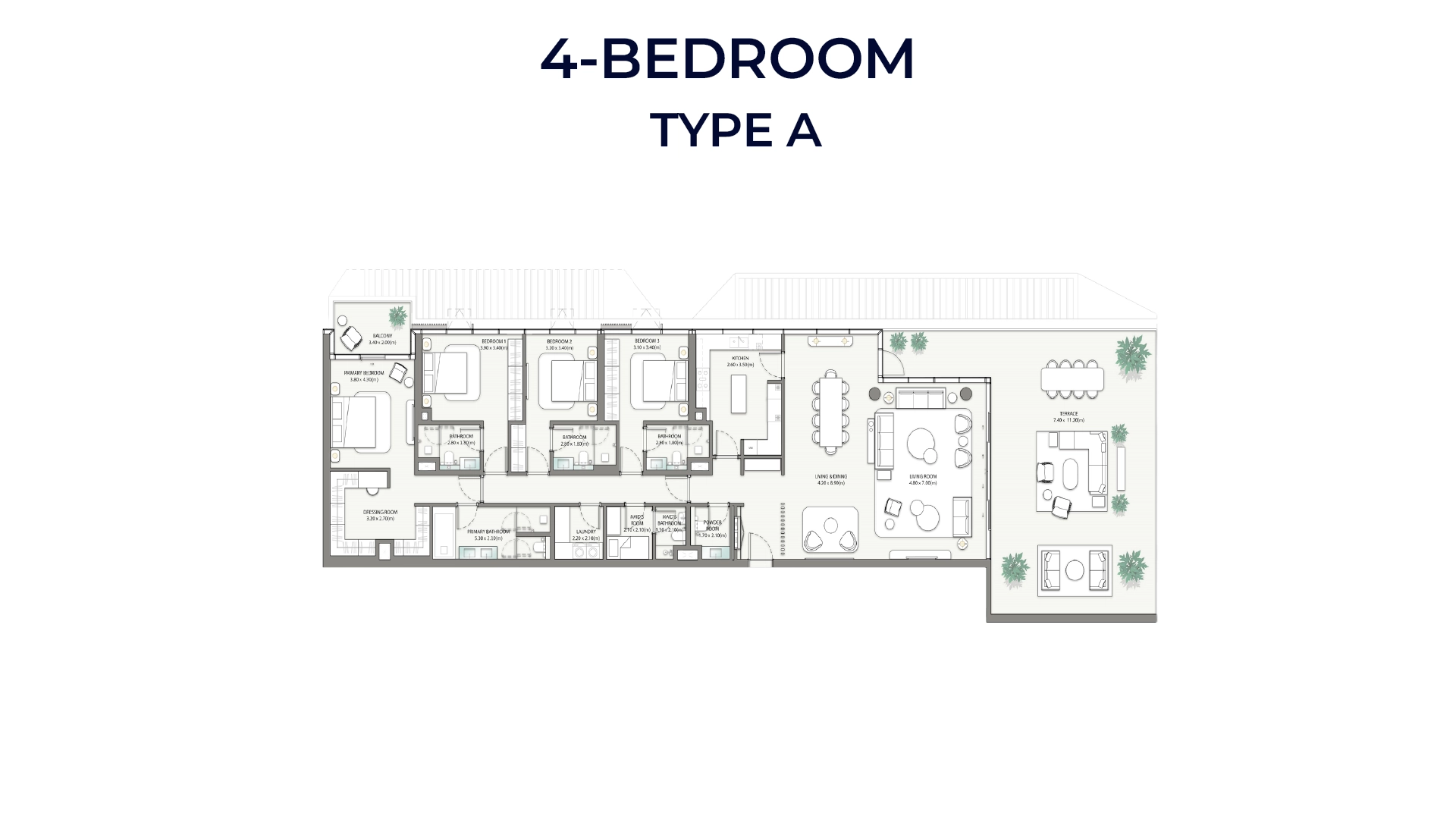 4 BR - Type A