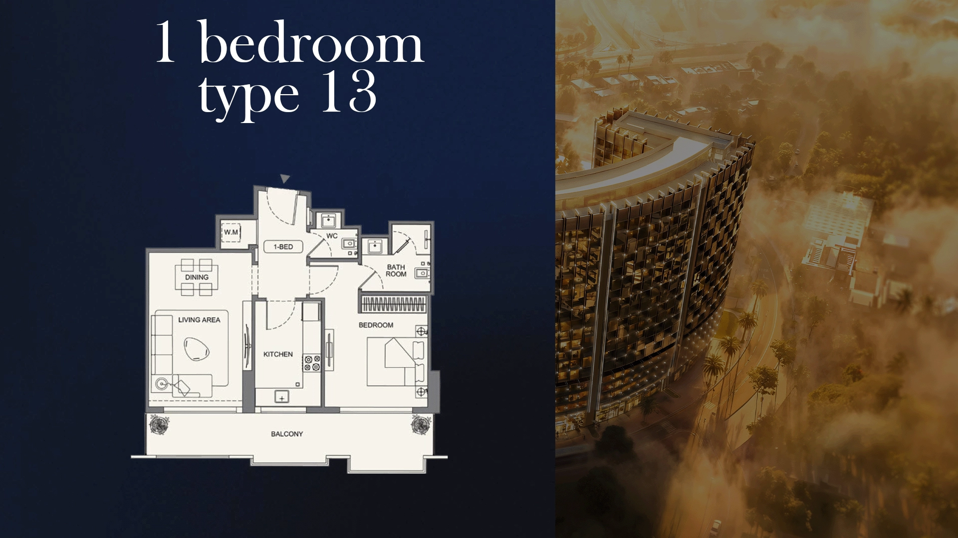 1 BR - Type A