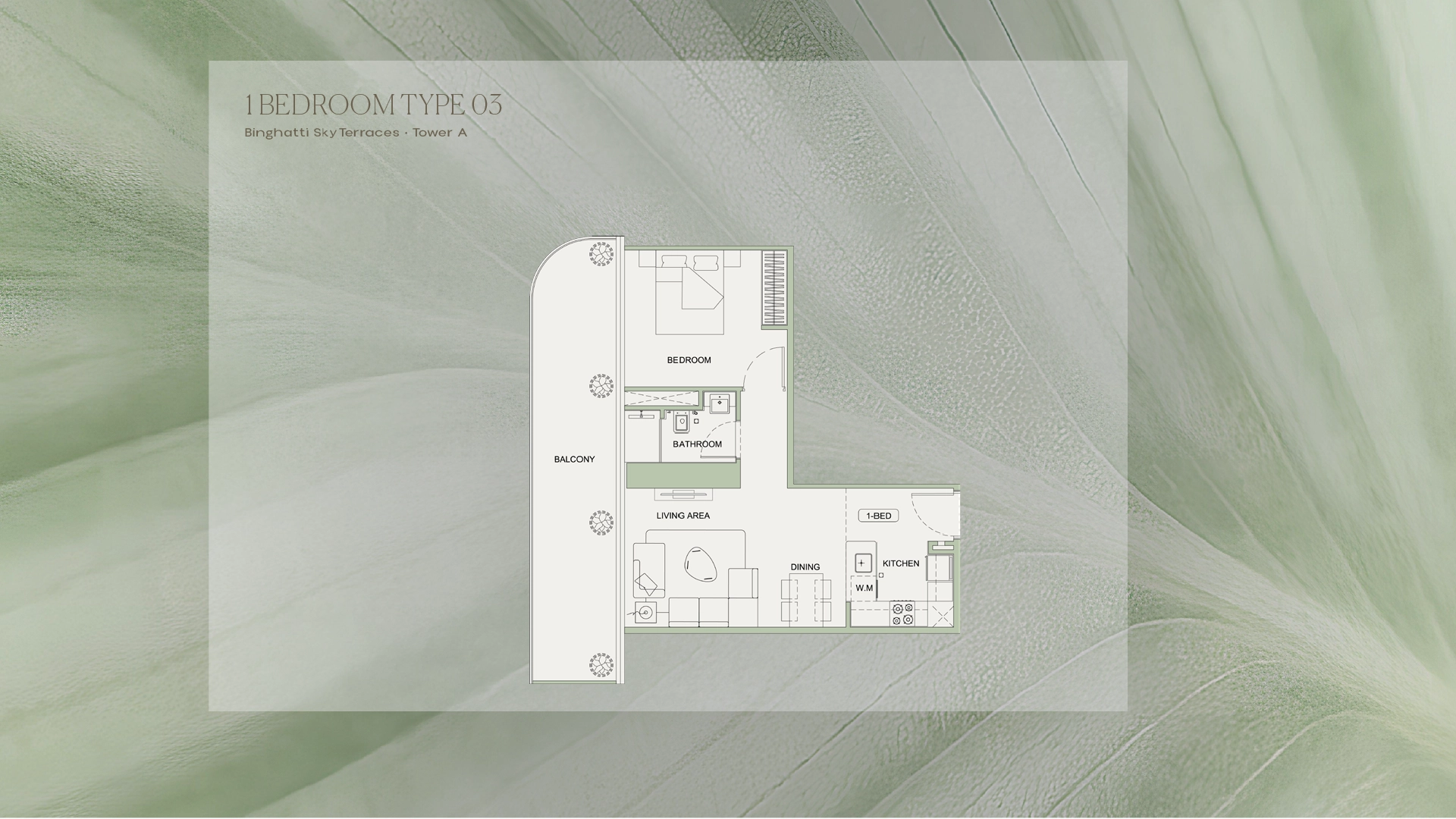 1 BR - Type A