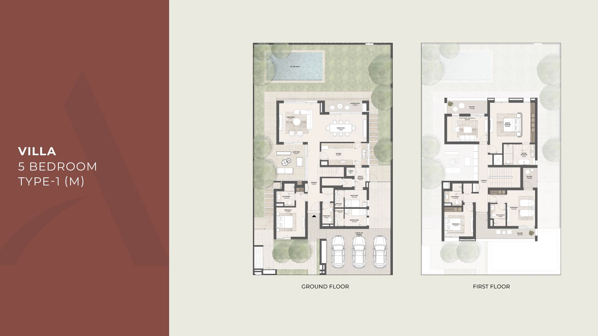 5 Bedroom Villas