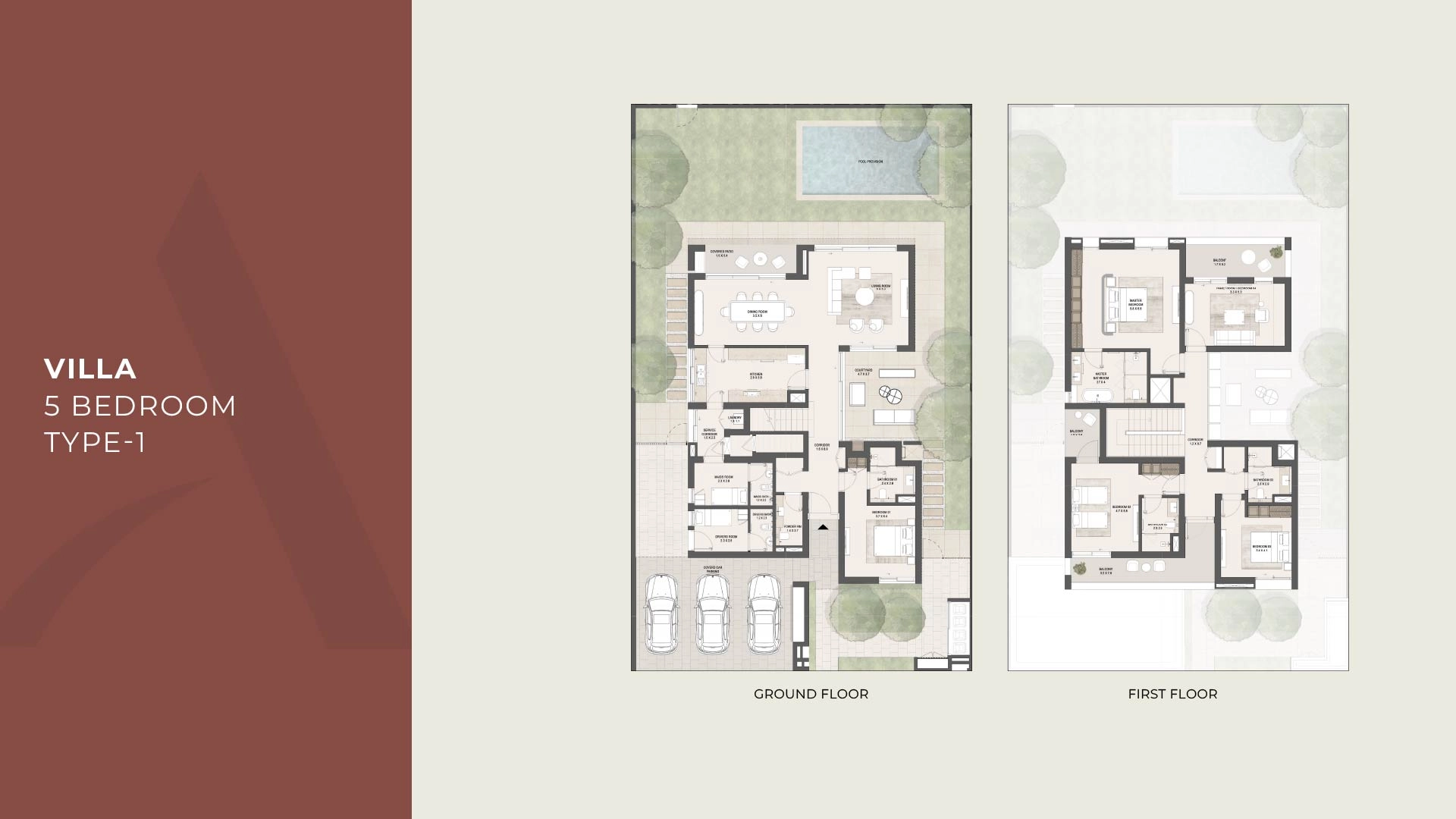 5 Bedroom Villas