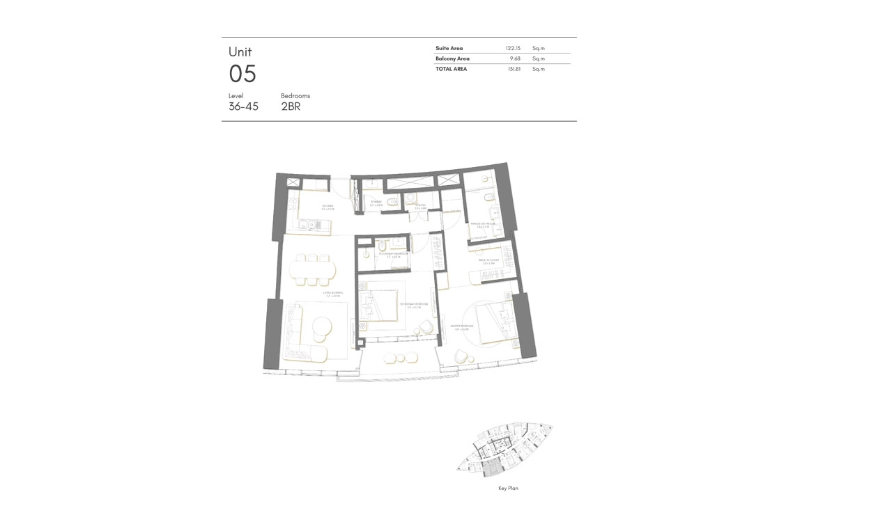 2 BR - Type A