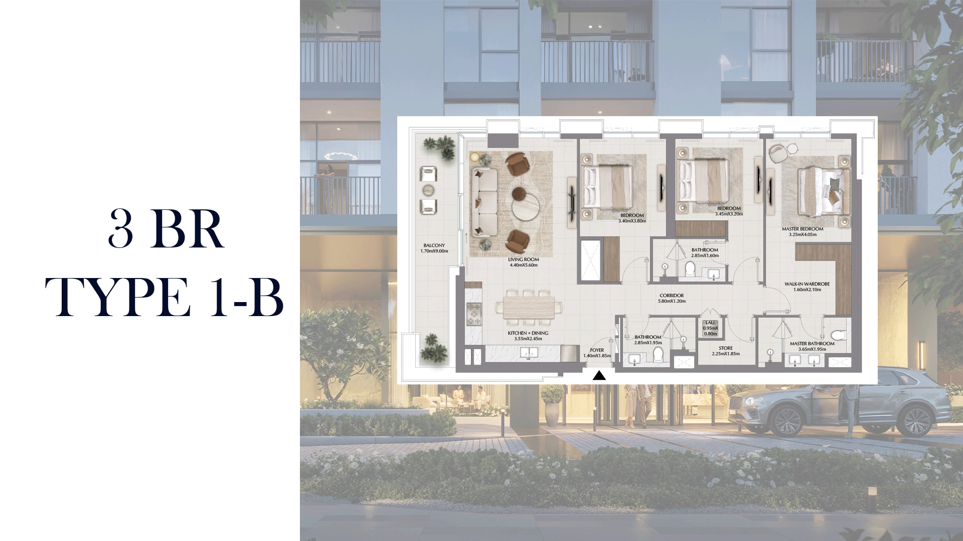 3 BR - Type A