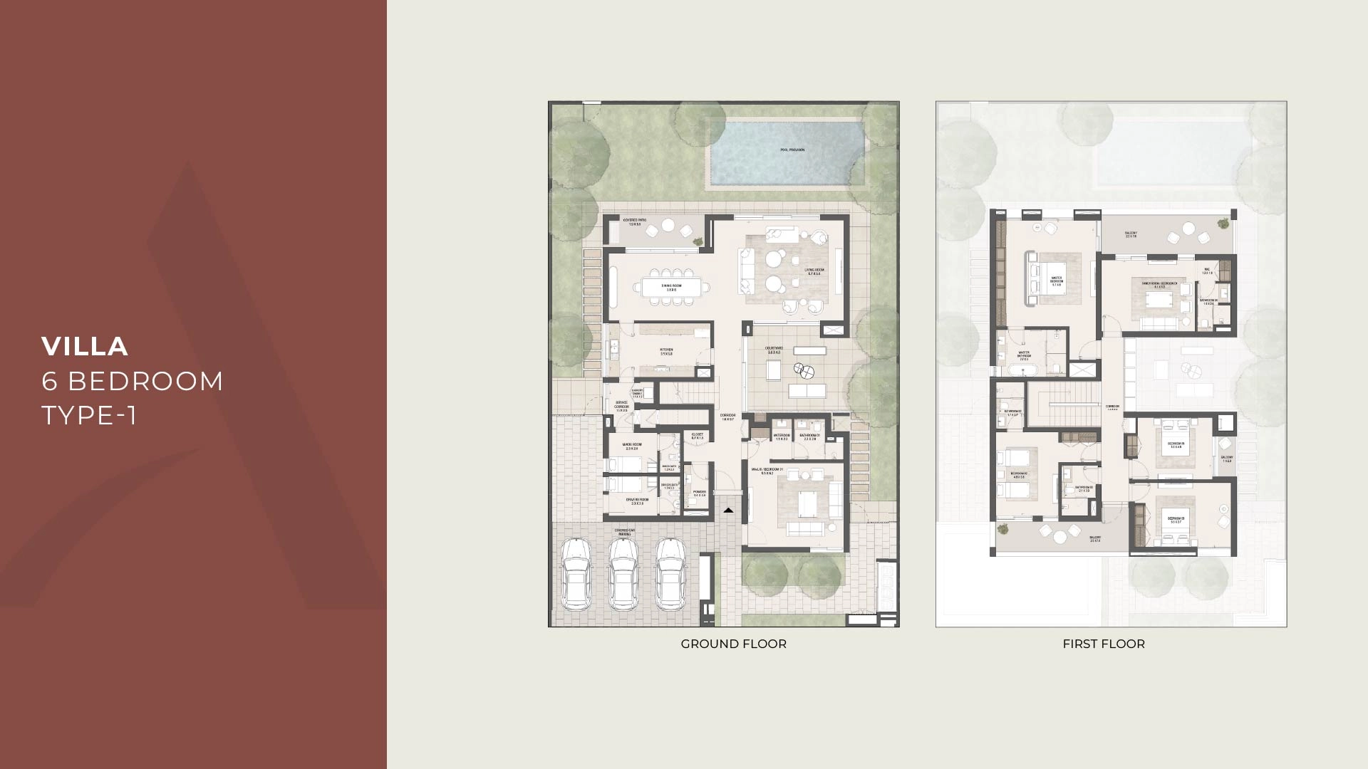 6 Bedroom Villas